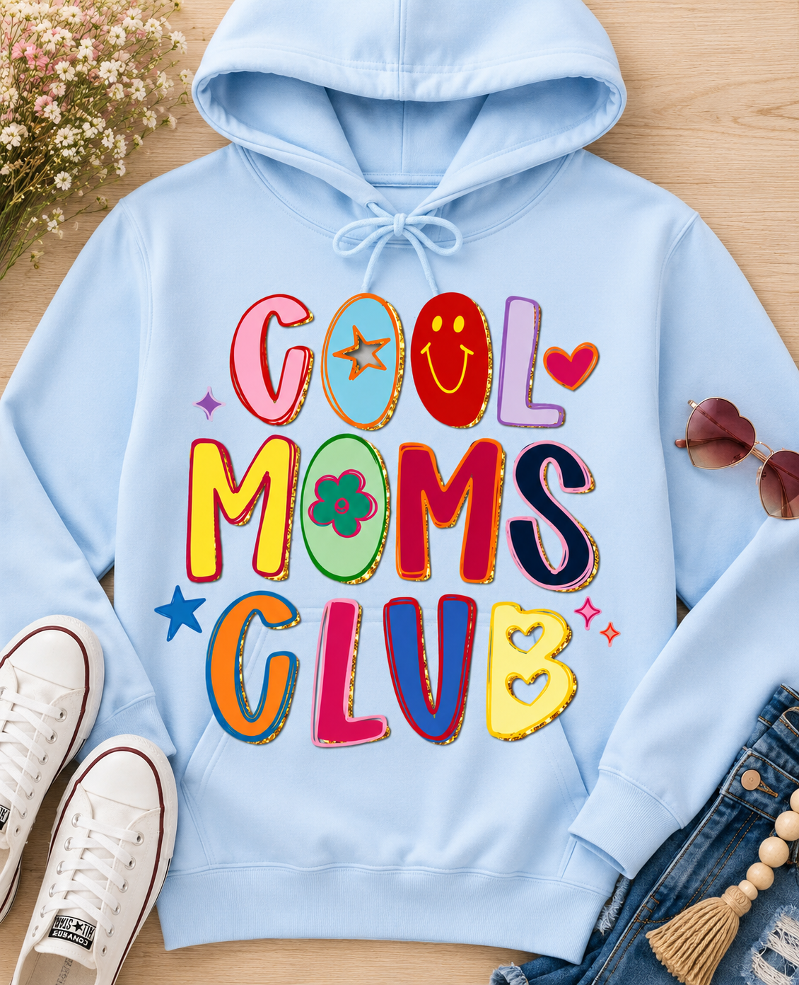 Cool Moms Club | Adult Graphic Shirt, Sweatshirt & Hoodie