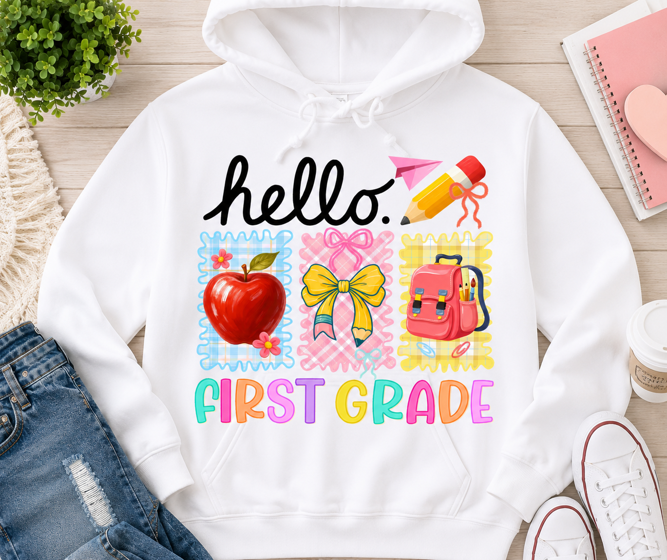 Back To School First Grade | T-Shirts, Sweatshirt & Hoodie