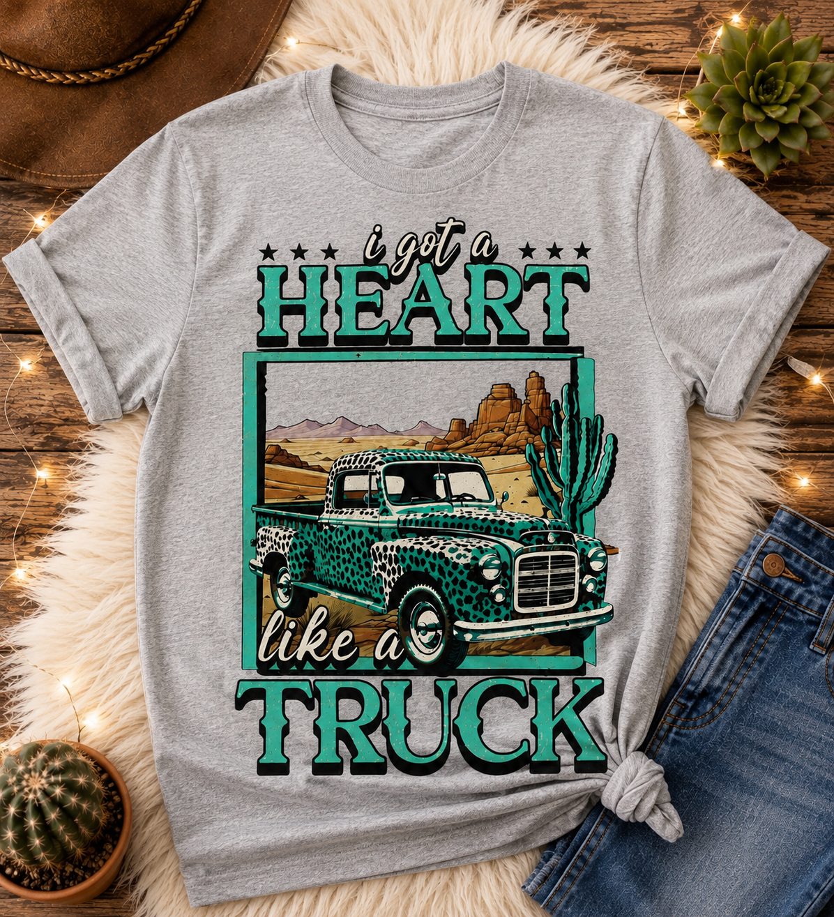 I Got A Heart Like A Truck| Kids Graphic T-Shirt, Sweatshirt & Hoodie