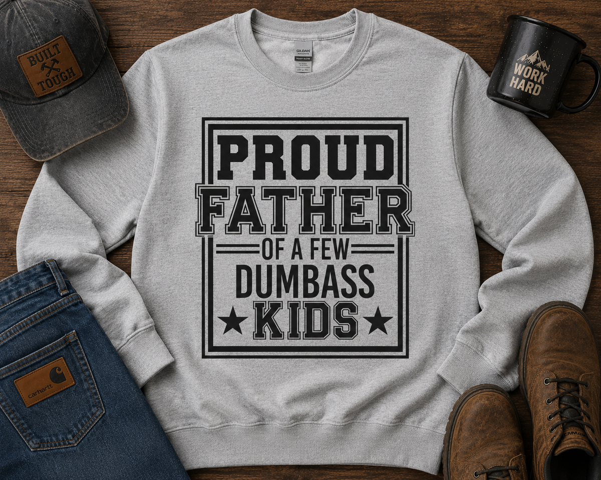 Proud Father  | Adult Graphic Shirt, Sweatshirt & Hoodie