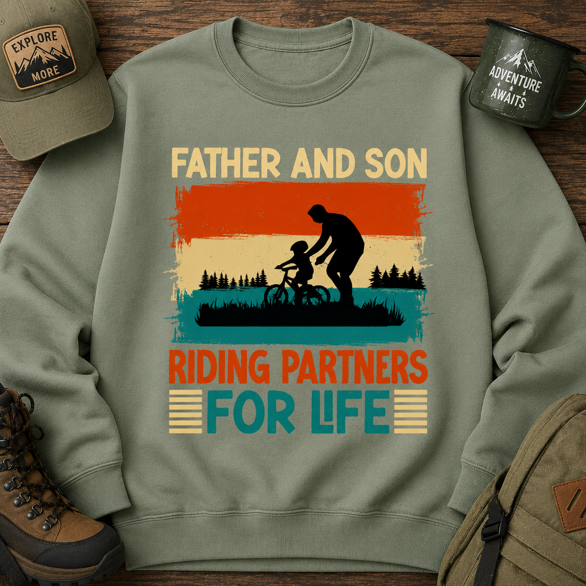 4x4 Dad | Adult Graphic Shirt, Sweatshirt & Hoodie