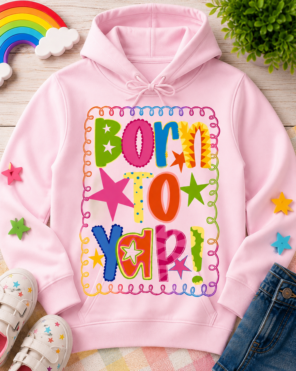 Born To Yap|Kids Graphic T-shirt, Sweatshirt & Hoodie