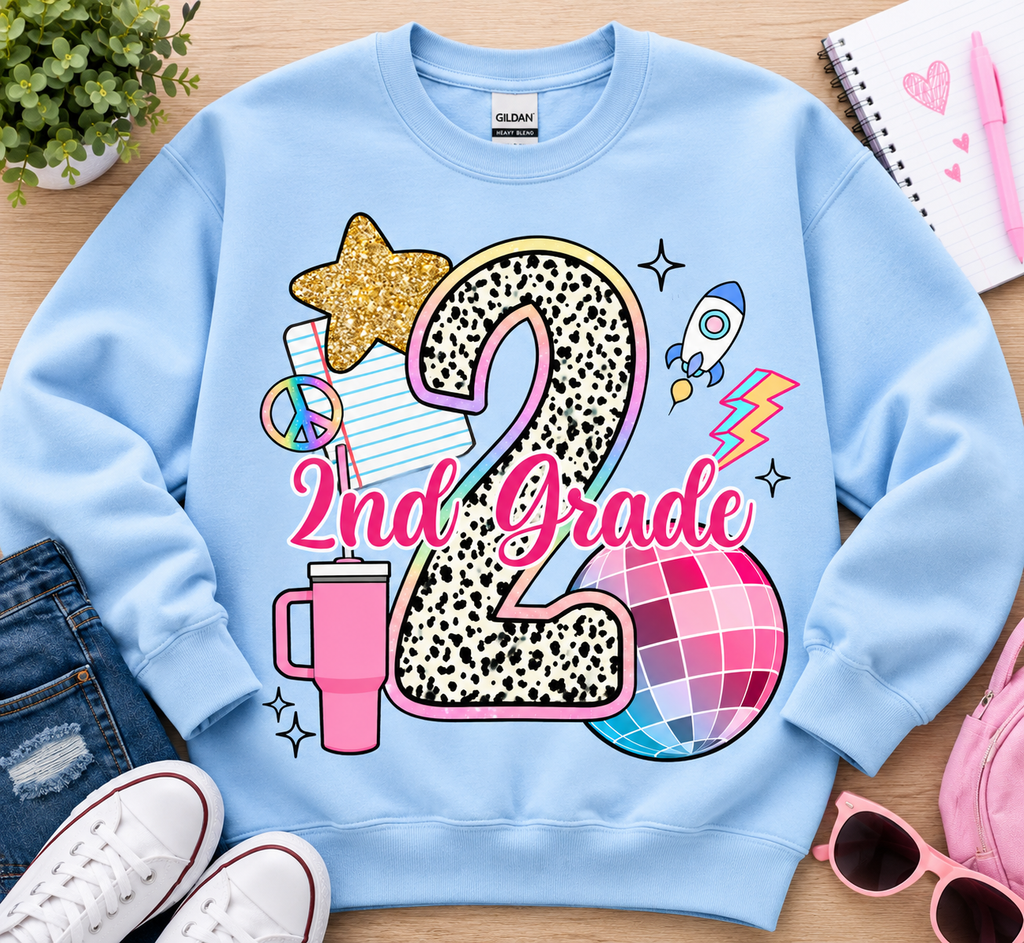 Back To School Second Grade | T-Shirts, Sweatshirt & Hoodie