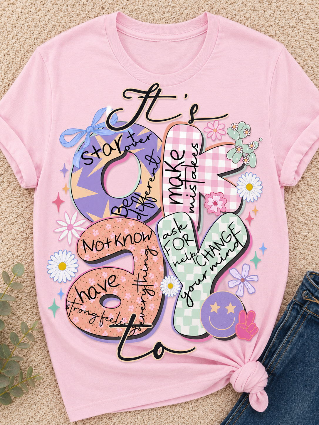 It’s Okay | Adult Graphic Shirt, Sweatshirt & Hoodie