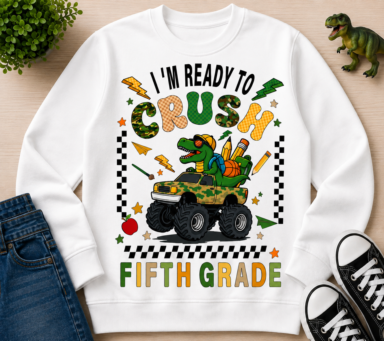 Back To School Fifth Grade| T-Shirts, Sweatshirt & Hoodie