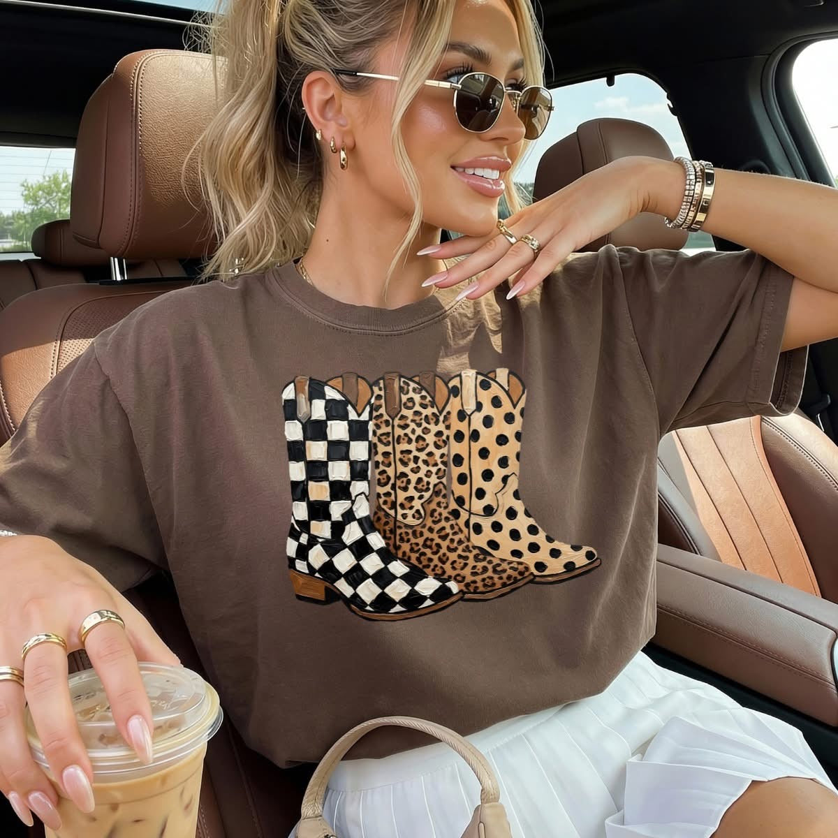 Cowgirl Boots | Adult Graphic Shirt, Sweatshirt & Hoodie