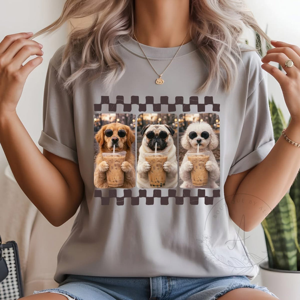 Dogs and Coffee | Adult Graphic Shirt, Sweatshirt & Hoodie